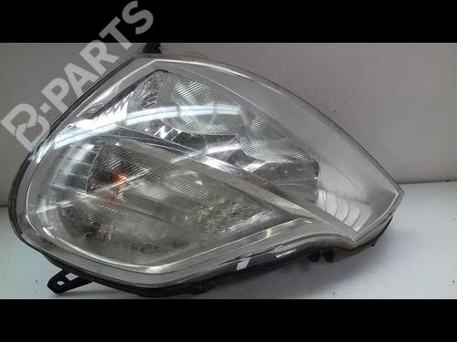 Used Left headlight Left headlight RENAULT MODUS / GRAND MODUS (F/JP0_) 1.2 (JP0C, JP0K, FP0C, FP0K, FP0P, JP0P, JP0T) (75 hp) 10310416 10310416