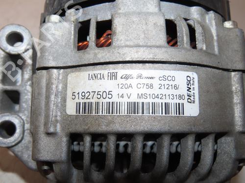 Alternator FIAT 500X (334_) 1.3 D Multijet (334AXH1A) | BP31030727M7