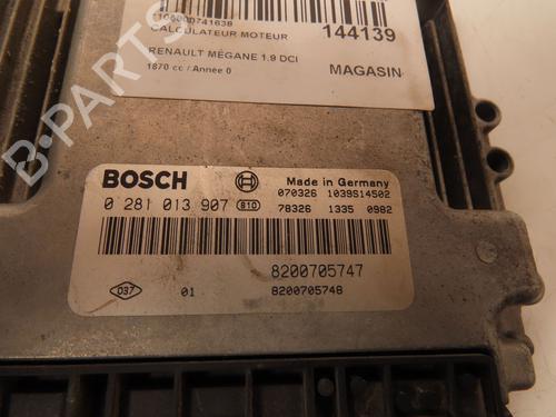 Used Engine control unit (ECU) RENAULT MEGANE II (BM0/1_, CM0/1_) 1.9 dCi (115 hp) 16638019