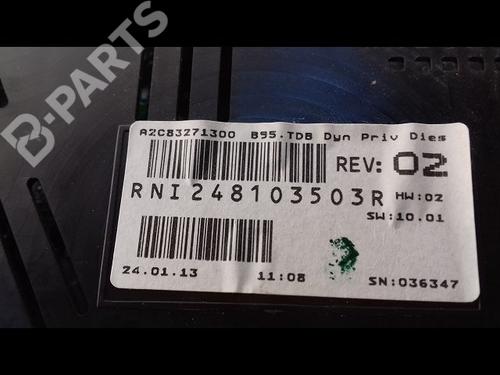Instrument cluster RENAULT MEGANE III Hatchback (BZ0/1_, B3_) 1.5 dCi (BZ09, BZ0D, BZ1W, BZ29, BZ14) | BP8991219C47 
