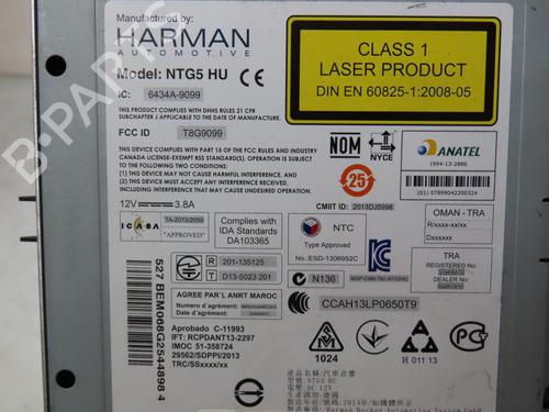 Used Radio MERCEDES-BENZ C-CLASS (W205) C 200 d (205.007) (136 hp) 30952274