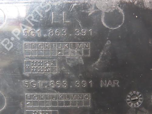 Used Cup/Object holder VW GOLF VII (5G1, BQ1, BE1, BE2) 2.0 GTI Clubsport (265 hp) 25450598