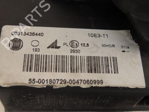 Used Right headlight FIAT PANDA (312_, 319_) 0.9 Natural Power (312PXG1A, 312PYC1A) (86 hp) 29170842