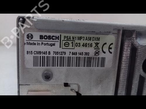 Radio PEUGEOT 3008 I MPV (0U_) 1.6 HDi | BP10361470E6 