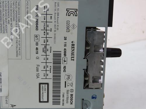Radio RENAULT KOLEOS I (HY_) 2.0 dCi 4x4 (HY0K) | BP36484508E6 - Image 2