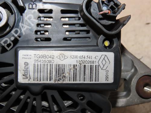 Used Alternator RENAULT MODUS / GRAND MODUS (F/JP0_) 1.2 (JP0C, JP0K, FP0C, FP0K, FP0P, JP0P, JP0T) (75 hp) 30651542
