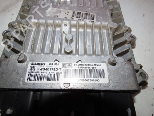 Used Engine control unit (ECU) PEUGEOT 1007 (KM_) 1.4 HDi (68 hp) 16355799