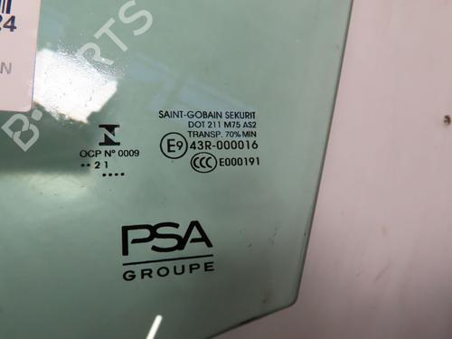 Used Front left door window CITROËN C4 III (BA_, BB_, BC_) 1.5 BlueHDi 130 (BBYHZB) (131 hp) 24966561