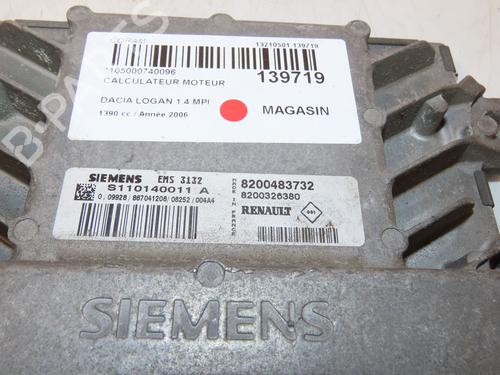 Engine control unit (ECU) DACIA LOGAN (LS_) 1.4 (LS0A, LS0C, LS0E, LS0G) | BP16825908M57