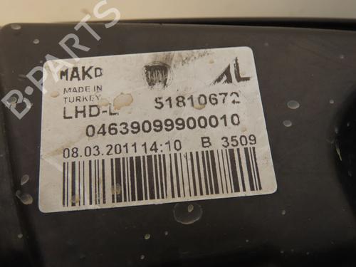 Used Left headlight FIAT DOBLO Cargo (263_) 1.3 D Multijet (90 hp) 30291755