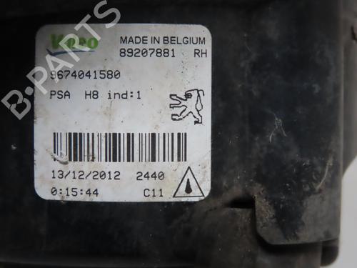 Used Right front fog light PEUGEOT 308 I (4A_, 4C_) 1.6 HDi (112 hp) 26197314