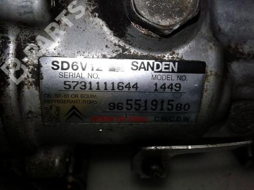 AC compressor PEUGEOT 206 Hatchback (2A/C) 1.4 HDi eco 70 | BP8986701M34 