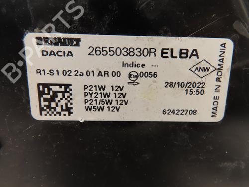 Right taillight DACIA SANDERO III 1.0 TCe 90 | BP29414663C35 