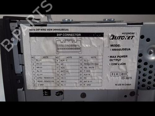 Radio KIA RIO II (JB) 1.5 CRDi | BP8982379E6