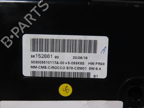 Used Instrument cluster CITROËN C4 Grand Picasso II (DA_, DE_) 1.6 BlueHDi 120 (120 hp) 26303958