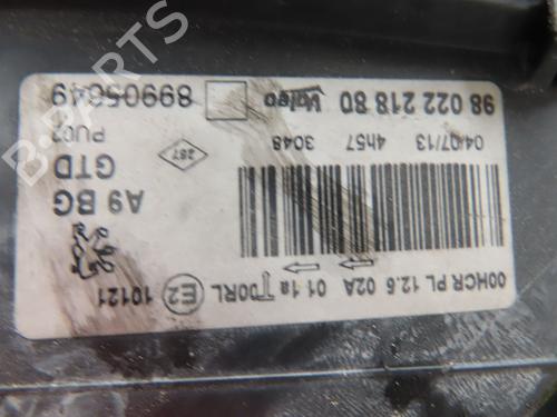 Used Left headlight Left headlight PEUGEOT 208 I (CA_, CC_) 1.4 HDi (68 hp) 18477344 18477344
