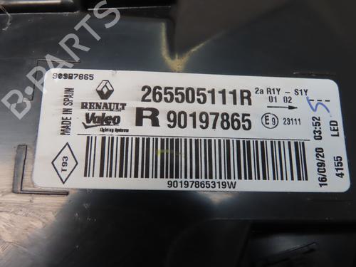 Højre baglygte RENAULT MEGANE IV Hatchback (B9A/M/N_) 1.5 Blue dCi 115 (B9A6) (116 hp) 30954764