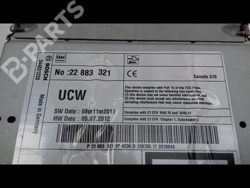 Radio OPEL ASTRA J (P10) 1.7 CDTI (68) | BP9694034E6 
