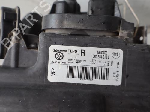 Used Right headlight Right headlight VW POLO V (6R1, 6C1) 1.2 (60 hp) 34255564 34255564