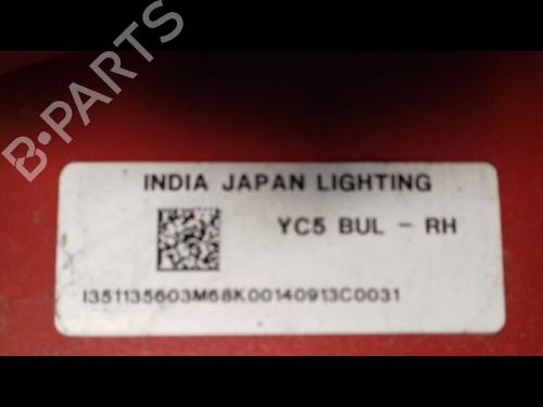 Used Right taillight SUZUKI ALTO VII (GF, HA25_, HA35_) 1.0 (AMF310, GFC31S) (68 hp) 11725340