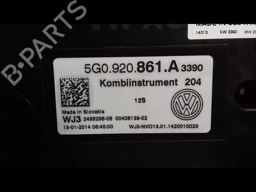 instrument-cluster-vw-golf-vii-5g1-bq1-be1-be2-16-tdi-5g0920861a-2012-2013-2014-2015-2016-2017-2018-2019-2020-2021-11825156 main image
