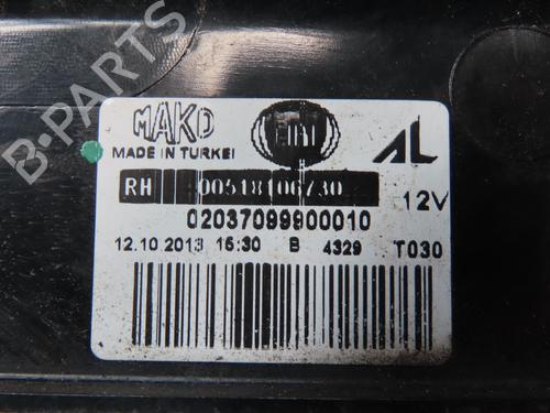 Used Right taillight FIAT DOBLO Cargo (263_) 1.6 D Multijet (263WXD1B, 263WXR1B, 263WXX1B, 263ZXD1B,... (105 hp) 26570777