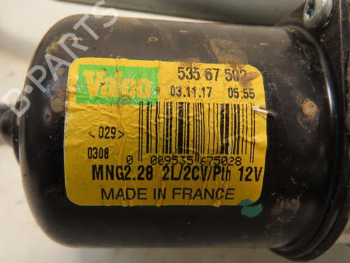 Used Front wiper motor RENAULT CLIO III (BR0/1, CR0/1) 1.5 dCi (88 hp) 28593996
