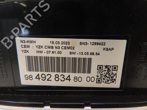 Used Instrument cluster PEUGEOT PARTNER Box Body/MPV (K9) 1.5 BlueHDI 130 (131 hp) 30952195