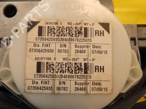 Used Front right belt tensioner FIAT 500 (312_) 1.2 (312AXA1A) (69 hp) 30605702