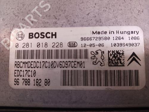 Used Engine control unit (ECU) PEUGEOT 208 I (CA_, CC_) 1.6 HDi (92 hp) 13357139
