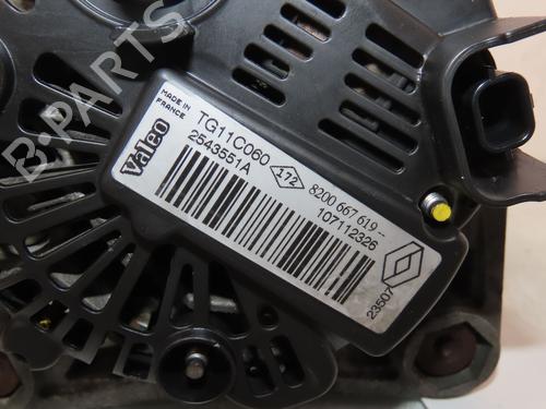 Generator RENAULT SCÉNIC II (JM0/1_) 1.6 16V (JM1R) (112 hp) 17382127