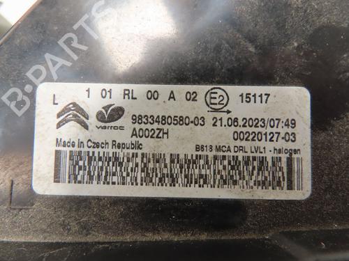 Used Left daytime light CITROËN C3 III (SX) 1.5 BlueHDi 100 (SXYHYP, SXYHTU) (102 hp) 32151307