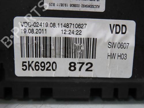 Used Instrument cluster VW GOLF VI (5K1) 2.0 GTi (235 hp) 26015248