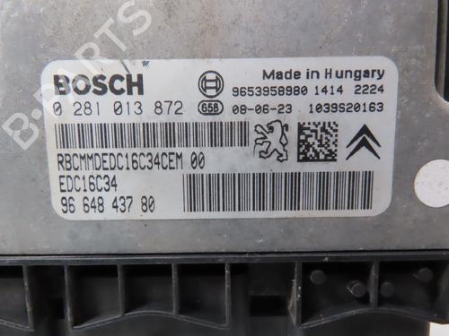Used Engine control unit (ECU) PEUGEOT 207 (WA_, WC_) 1.6 HDi (90 hp) 26702251
