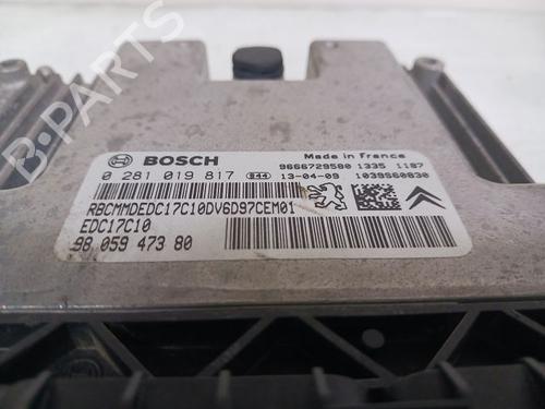 Engine control unit (ECU) PEUGEOT PARTNER Box Body/MPV 1.6 HDi | BP14955554M57 