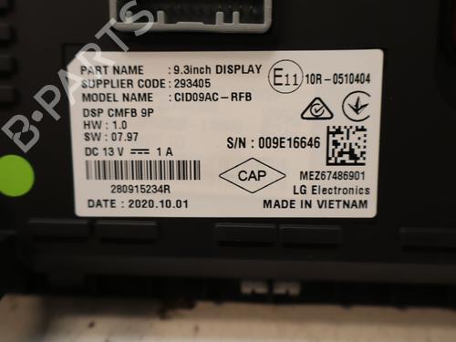 Display RENAULT ZOE (BFM_) ZOE | BP33137165C48 - Image 3