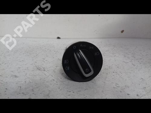 Used Headlight switch VW GOLF VI (5K1) 2.0 TDI (140 hp) 9341737