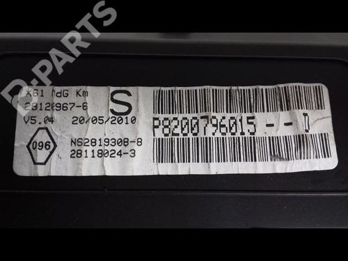 Instrument cluster RENAULT KANGOO / GRAND KANGOO II (KW0/1_) 1.5 dCi 85 (KW0K, KW0L, KW0B) | BP8990571C47 