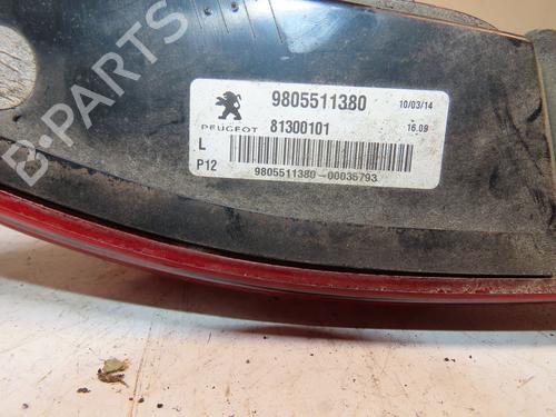 Left tailgate light PEUGEOT 3008 I MPV (0U_) 2.0 HDi Hybrid4 (0URHCA) | BP28485324C79 