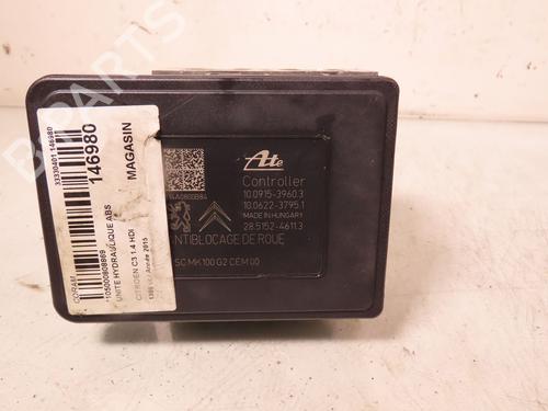 Used ABS pump CITROËN C3 II (SC_) 1.4 HDi 70 (SC8HZC, SC8HR0, SC8HP4) (68 hp) 19498192