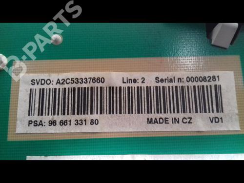 Instrument cluster PEUGEOT 207 SW (WK_) 1.6 HDi | BP8990036C47 