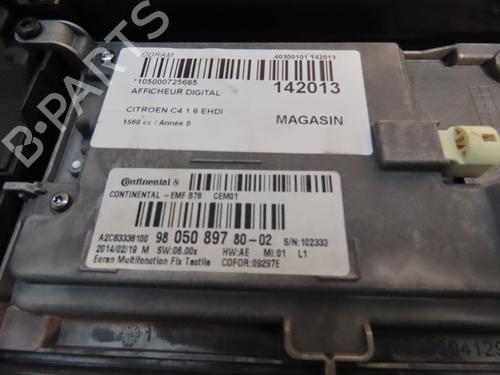 Used Display monitor CITROËN C4 Picasso II 1.6 HDi / BlueHDi 115 (115 hp) 16159448