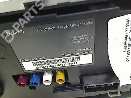 Used Display monitor RENAULT LAGUNA III Grandtour (KT0/1) 2.0 dCi (KT07, KT0J, KT14, KT1A, KT1S) (131 hp) 8975242