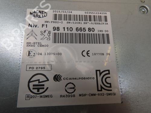 Radio PEUGEOT 208 I (CA_, CC_) 1.6 HDi | BP27216517E6