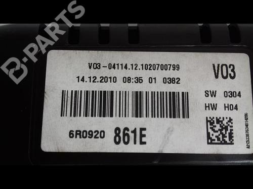 Instrument cluster VW POLO V (6R1, 6C1) 1.6 TDI | BP8990074C47 