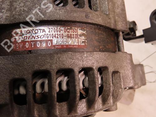 Used Alternator TOYOTA AYGO (_B4_) 1.0 (KGB40) (69 hp) 19249968