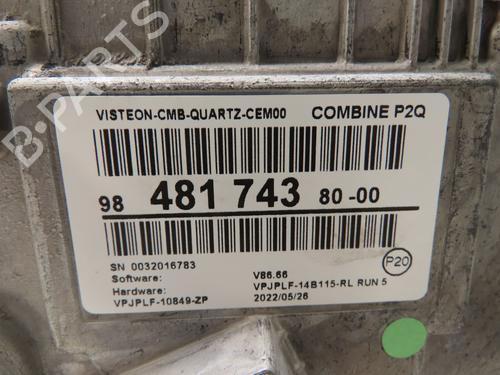 Used Instrument cluster PEUGEOT 2008 II (UD_, US_, UY_, UJ_, UR_, UC_) 1.5 BlueHDI 130 (131 hp) 30952225