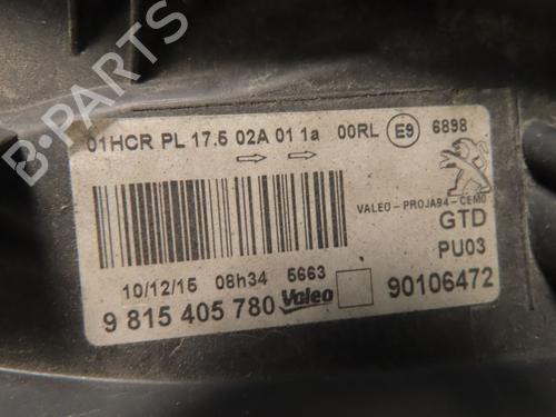 Optica esquerda PEUGEOT 2008 I (CU_) 1.2 THP 110 / PureTech 110 (110 hp) 32377767