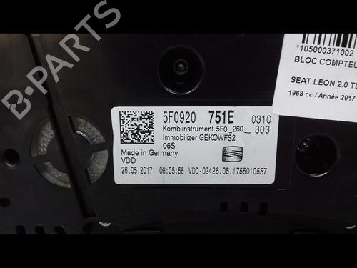 Instrument cluster SEAT LEON (5F1) 2.0 TDI | BP8986973C47