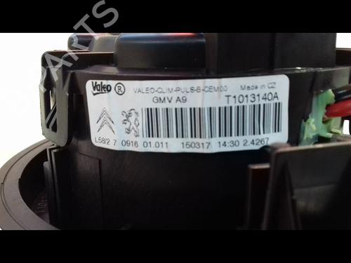 Used Heater blower motor PEUGEOT 208 I (CA_, CC_) 1.6 BlueHDi 100 (100 hp) 10237787